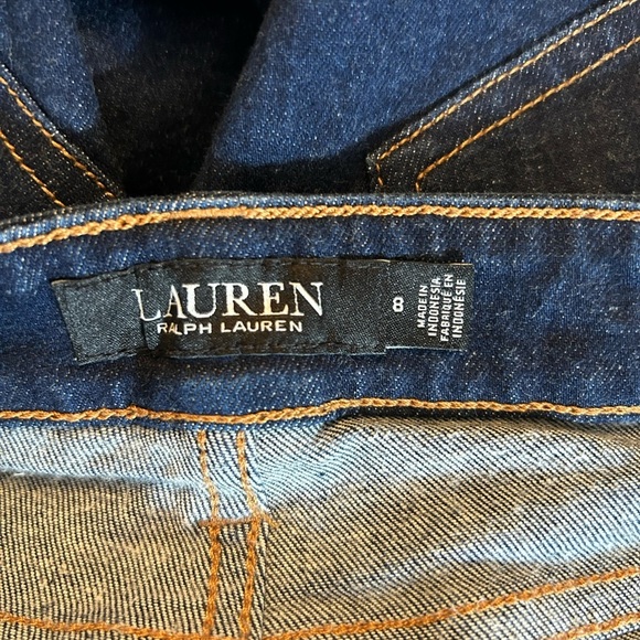 Ralph Lauren Straight Leg Ankle Dark Denim Classic Jeans Women’s SZ 8 - Picture 5 of 6